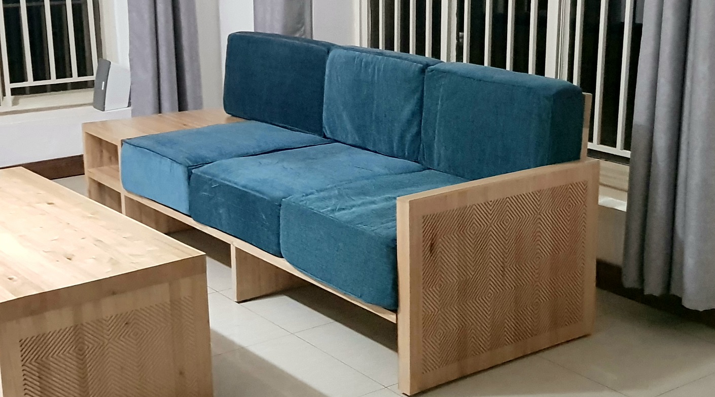 Sofas · Wood · Blue · New · RWF 700,000 · Kigali